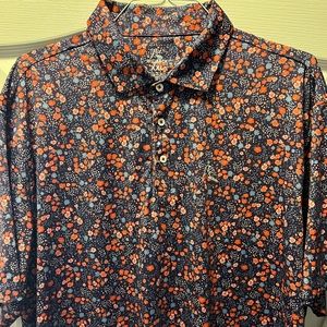 XXL Floral Rhoback Golf Polo